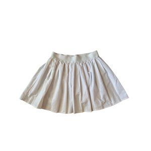 If It Were Me White Pleated Skirt Women's Size Medium Athletic Wear